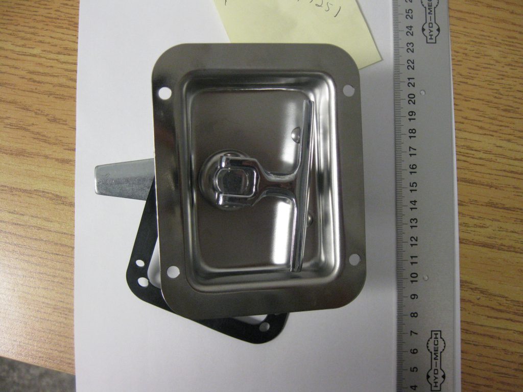 HANDLE DOOR LATCH FLUSH T HANDLE STAINLESS STEEL Blumberg Machinery Company