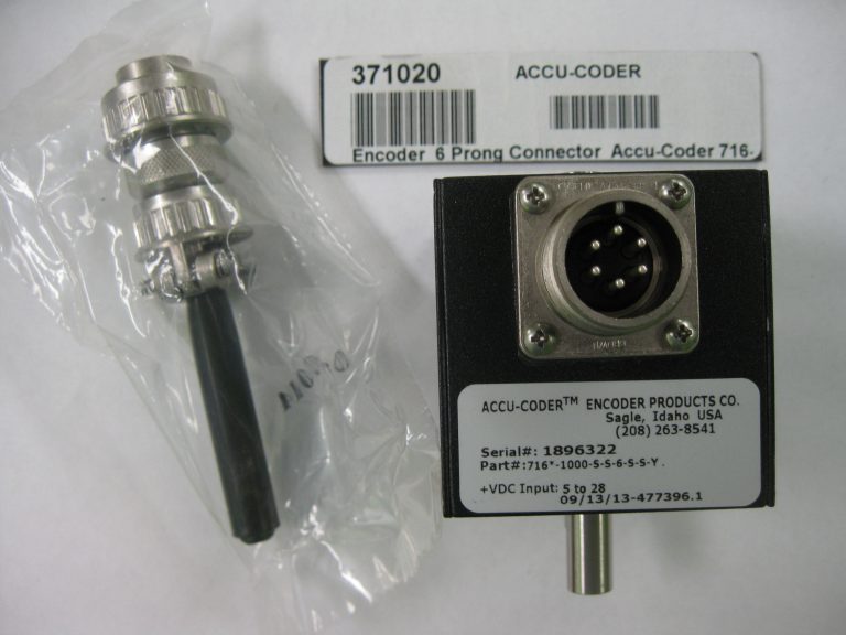 ENCODER 6 PRONG CONNECTOR ACCU-CODER 716-1000-S-S-6-S-S-Y - Blumberg ...